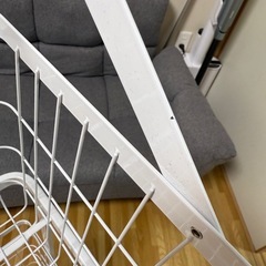 山崎実業tower 
ランドリーワゴン＋バスケット  の画像