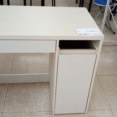★リユースのサカイ高崎店★TJ13629  デスク クリーム H73×D50×W87 クリーニング済みの画像