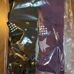 女の子用タイツ2枚＆長袖シャツ1枚80サイズの画像