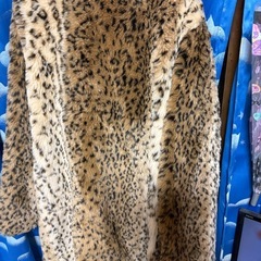 豹柄★ファーコート★レディース★LL★の画像