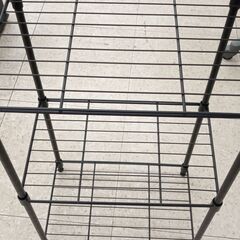 ★リユースのサカイ高崎店★TJ13631  スチールラック 黒 H96×D29×W44 クリーニング済みの画像