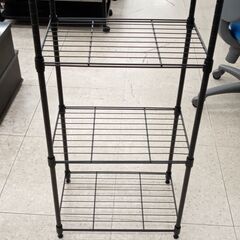 ★リユースのサカイ高崎店★TJ13631  スチールラック 黒 H96×D29×W44 クリーニング済みの画像