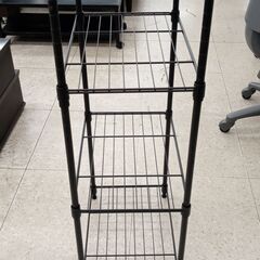 ★リユースのサカイ高崎店★TJ13631  スチールラック 黒 H96×D29×W44 クリーニング済みの画像
