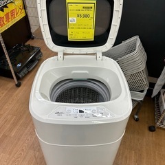 ⭐︎ドリーム荒牧店⭐︎ジモティー割引有⭐︎【クリーニング済み】山善　YWMB-38  3.8kg洗濯機　2021年製の画像
