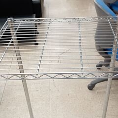 ★リユースのサカイ高崎店★TJ13630  メタルラック シルバー H92×D46×W60.5 クリーニング済みの画像