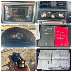 三菱❗️ ekスポーツ❗️ 車検一年付き❗️ 走行5万キロ❗️ タイヤバリ山❗️の画像