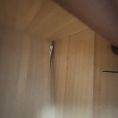 木製クローゼット 引き出し付きの画像