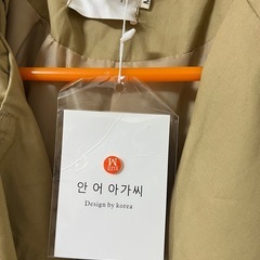 韓国製　トレンチコートの画像