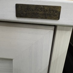 【ドリーム川西店限定】☆ジモティー見たよ割引☆ 佐藤産業 ドレッサーセット クリーニング済み 【2125560000039285 】の画像