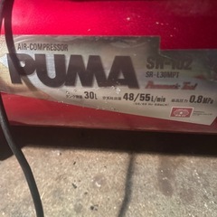 PUMA エアーコンプレッサー SR-102  SR - L30MPTの画像