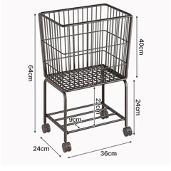 ランドリーカート(洗濯物いれ)の画像