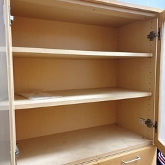 無印良品の食器棚　差し上げますの画像