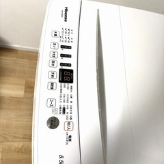 【ジャンク】2021年製 洗濯機 5.0kg 脱水できない・部品取り/修理できる方 の画像