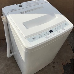 配達設置無料 アクア 洗濯機 4.5kg 高濃度クリーン浸透 風乾燥機能付の画像