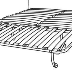 IKEAソファベッドの画像