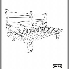 IKEAソファベッドの画像