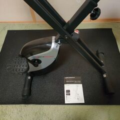 【美品】エアロバイク　フィットネスバイク　マット付きの画像