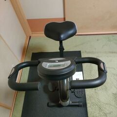 【美品】エアロバイク　フィットネスバイク　マット付きの画像