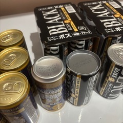 缶コーヒー　無糖　微糖　麦茶の画像