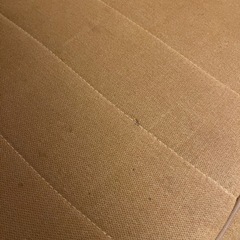 マスタードイエロー　2人掛けソファ
の画像