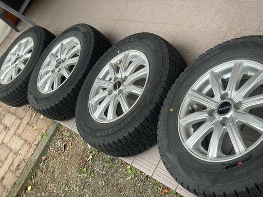 【美品】185/70R14 スタッドレスタイヤ　ブリヂストンwintermaxx wm02 バルミナホイール