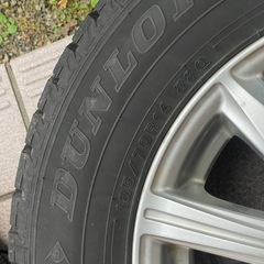 【美品】185/70R14 スタッドレスタイヤ　ブリヂストンwintermaxx wm02 バルミナホイールの画像