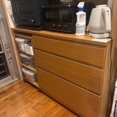 無印良品 キッチンボードの画像