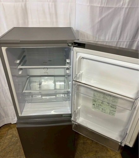 【成約済み】【年末セール】【6ヶ月保証】AQUA 2ドア冷蔵庫 AQR-13K 2021年製126L