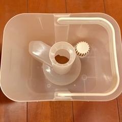 山善の加湿器（スチームファン式）の画像