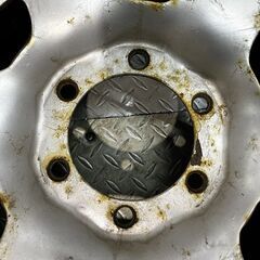 TOYOTA トヨタ 40ランクル/60ランクル 純正スチールホイール 15インチ 4本 6J6HPCD139.7約-5　(MHD492)クレジットカード QRコード決済可能の画像