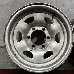 TOYOTA トヨタ 40ランクル/60ランクル 純正スチールホイール 15インチ 4本 6J6HPCD139.7約-5　(MHD492)クレジットカード QRコード決済可能の画像