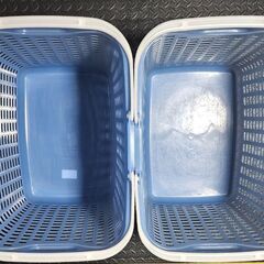 ランドリーバスケット👕　同じ物2つセット　日本製の画像