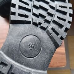 新品 24.5cm レディース ブーツ ブラック 厚底 シューズ サイドゴア 識別番号:【B217-S】の画像