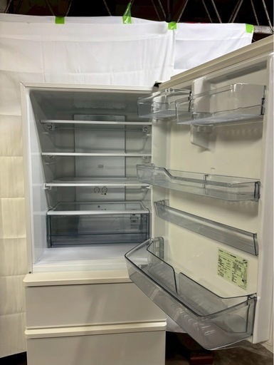 【成約済み】【年末セール】【6ヶ月保証】AQUA 4ドア冷蔵庫 AQR-36G(W) -2 　2018年製 355L 右開き