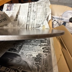 クレープ用鉄板とバーナーの画像