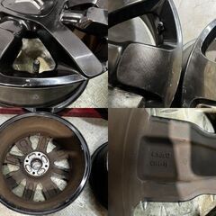 シトロエン C4カクタス/C3 純正ホイール 17インチ 4本 6.5J4HPCD108+19 ブラック　(MHA718)クレジットカード QRコード決済可能の画像