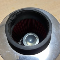 エアクリ   エアクリーナー　汎用　社外　レッドの画像