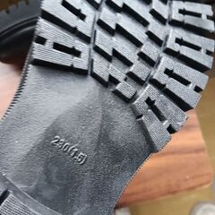 新品 23cm レディース ブーツ ブラック 厚底 シューズ サイドゴア 識別番号:【B220-S】の画像