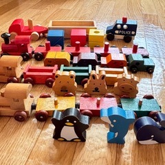 木製おもちゃ　トレイン等の画像