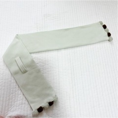 キッズ　ミントグリーンマフラーの画像