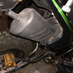 カワサキ　KSR110 ブロックタイヤ　オフロードの画像