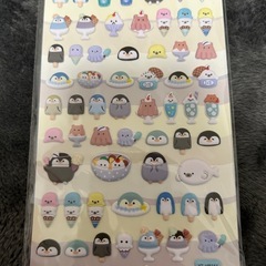 ボンボンシール、ふわふわシール5枚セットの画像