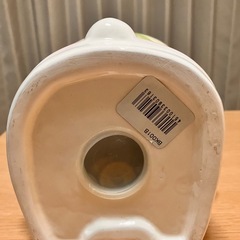 キティ 貯金箱 陶器 22cmの画像