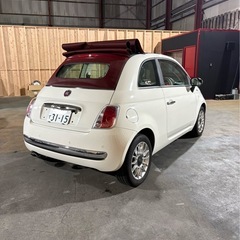 H23年式 フィアット500C 1.2ポップ 電動オープン良好 修復歴なし フルセグTV バックカメラ付き 程度良いです 熊本の画像