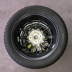 スタッドレス　165/55R15 アイスガード残り山あり　アルミホイール 付き4本セットの画像
