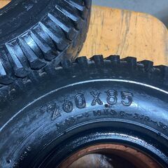 セニアカーノーパンクタイヤ260×85（3.00×4‐4PR）4本中古の画像