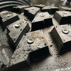 最強スパイクタイヤ YOKOHAMA ジオランダー 195R16C  4本 トラックピン カップ スノートライアル 氷上性能ナンバーワンの画像