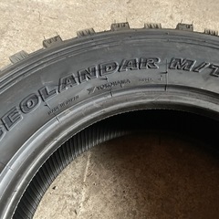 最強スパイクタイヤ YOKOHAMA ジオランダー 195R16C  4本 トラックピン カップ スノートライアル 氷上性能ナンバーワンの画像