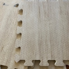 ジョイントマット 防音 9枚入 薄いブラウン サイズ(30cm×30cm×厚さ10mm)の画像