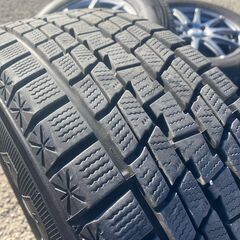 ⑤ ミニバン・SUVなんでも使えます‼️スタッドレス 225/65R17 東北東北6県無料配送対応‼️爆安‼️最終値下げ‼️超超超バリ溝❗ 国産タイヤ‼️ アルミ付き 国産 タイヤ !!　スタッドレスの画像
